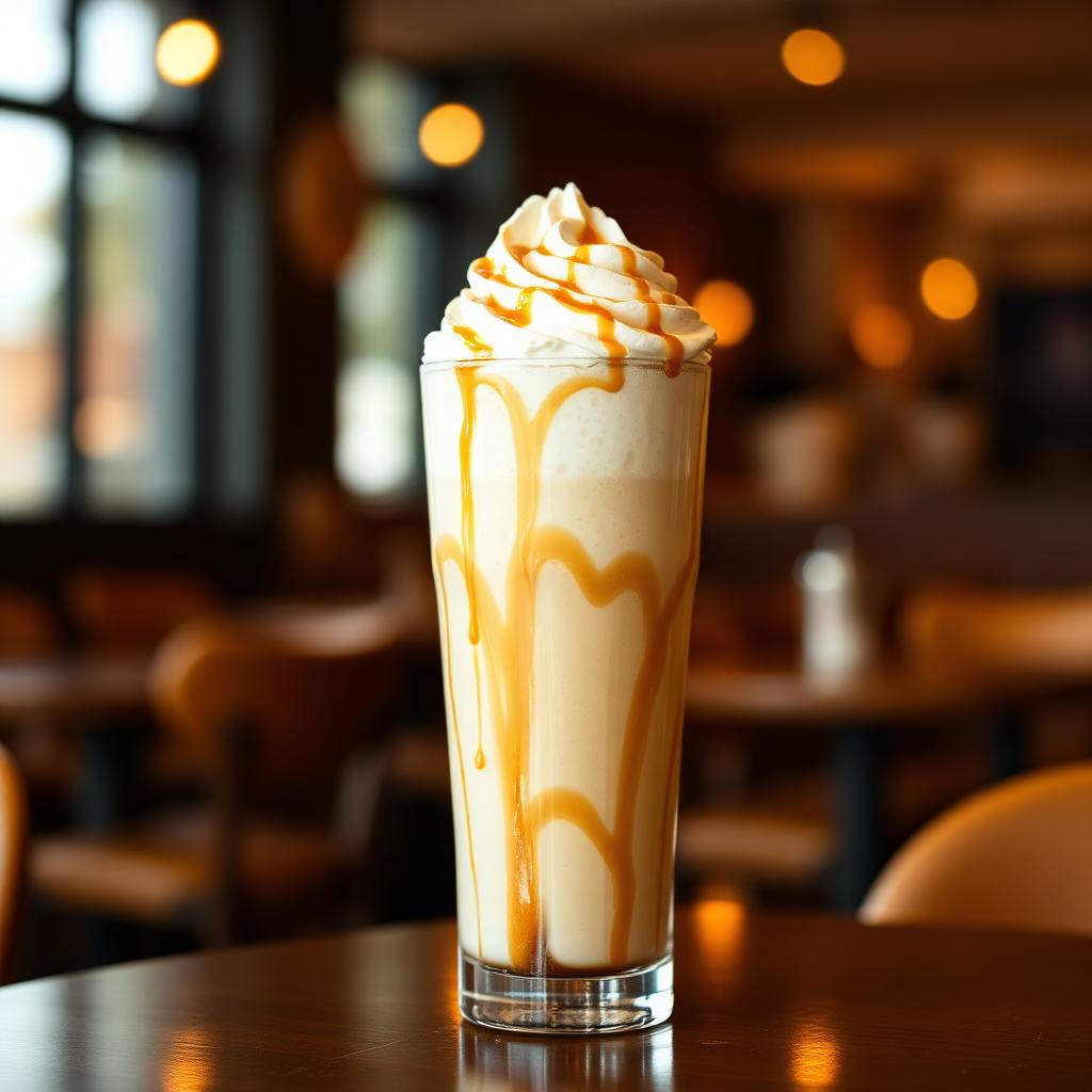 Caramel frappe