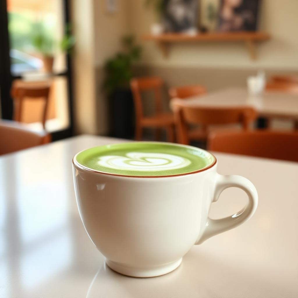 Hot matcha